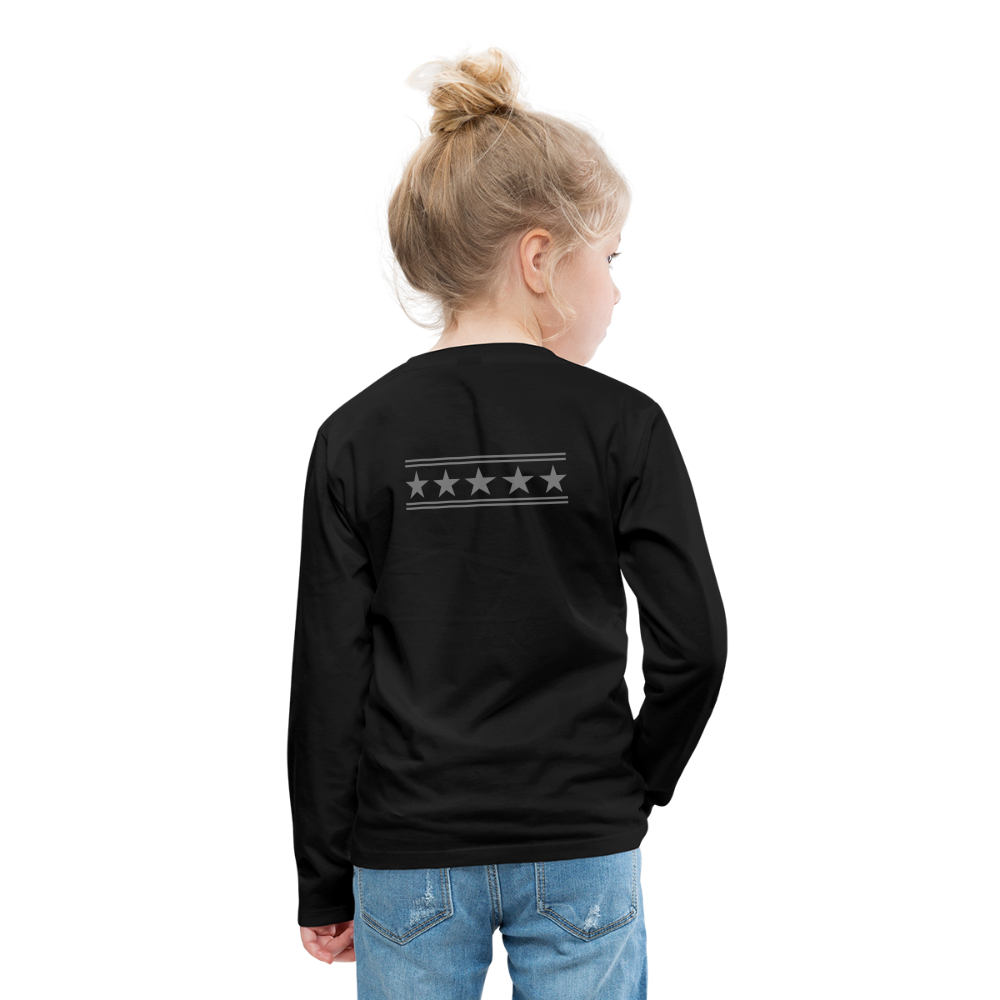 Kids' Premium Longsleeve Shirt - black