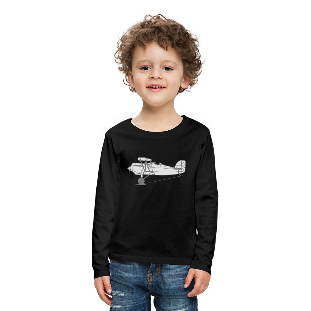 Kids' Premium Longsleeve Shirt - black