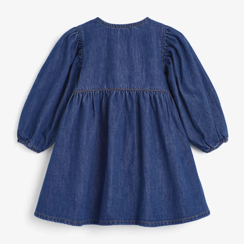 Unicorn Denim Jeans Casual Cotton Dresses for Girls