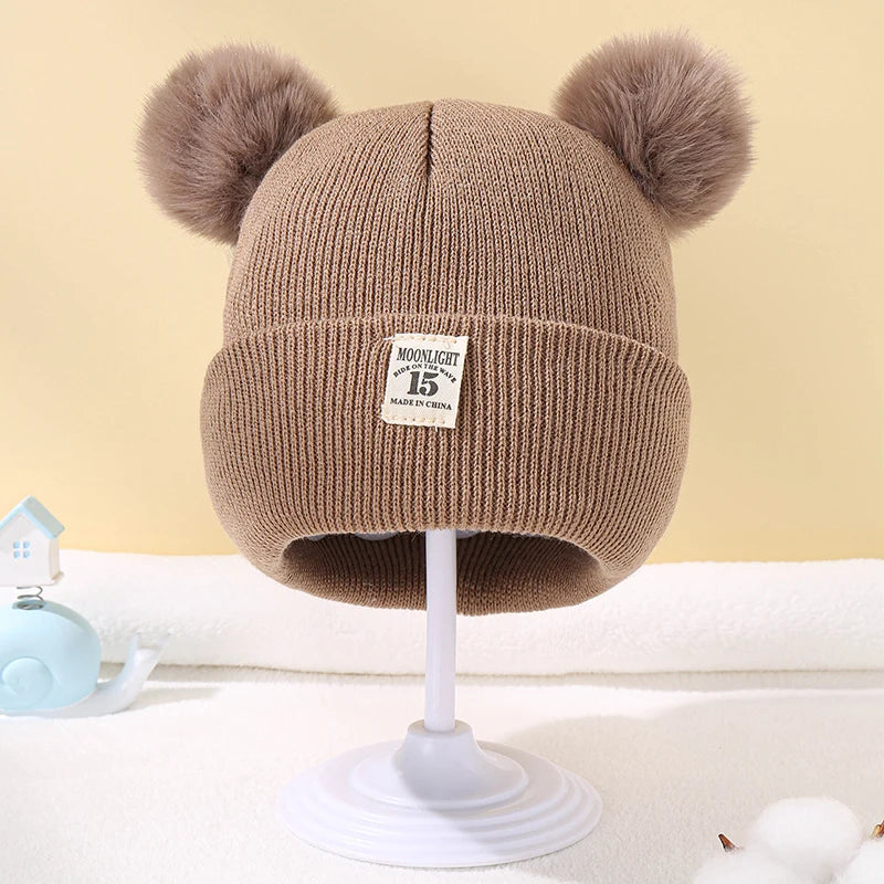 Baby Toddler Unisex Knit Beanie Hats