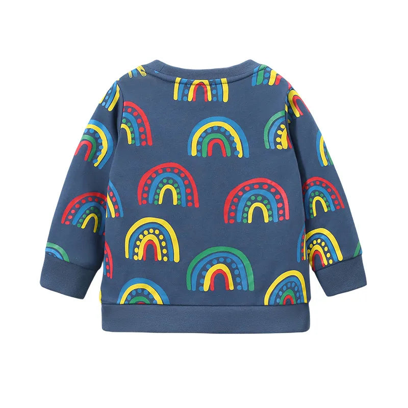 Rainbow-print Unisex sweatshirts 2-7 years