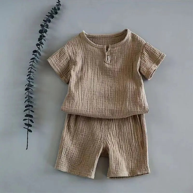 Cotton Linen Breathable Kids Sets! Spring- Summer 2024