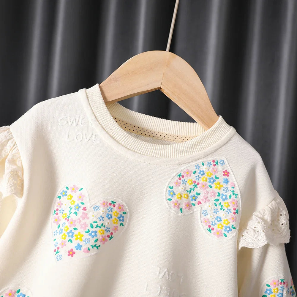 Toddler Girl Cotton Sweatshirt