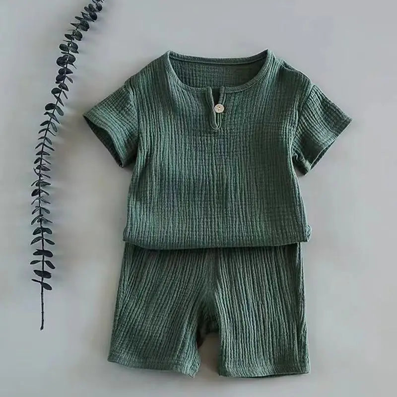 Cotton Linen Breathable Kids Sets! Spring- Summer 2024