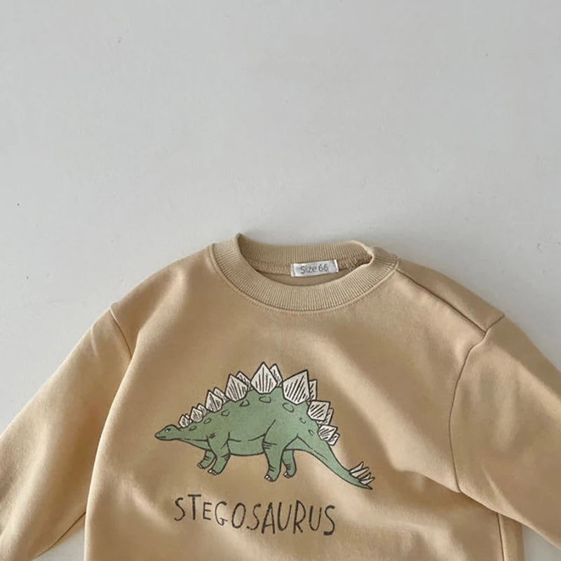 Unisex Baby Dinosaur Sweatshirt Korean Romper!