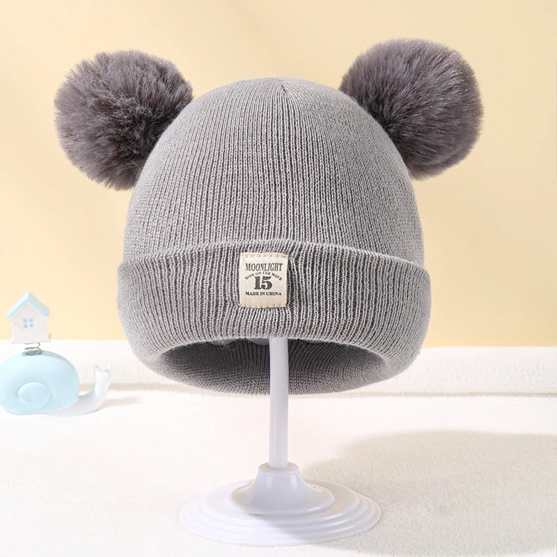 Baby Toddler Unisex Knit Beanie Hats