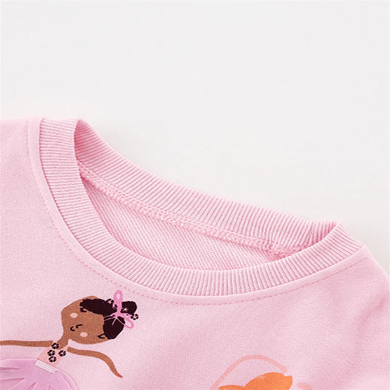 Bailarina Mädchen-Sweatshirts im Feen-Stil, 2–7 Jahre.