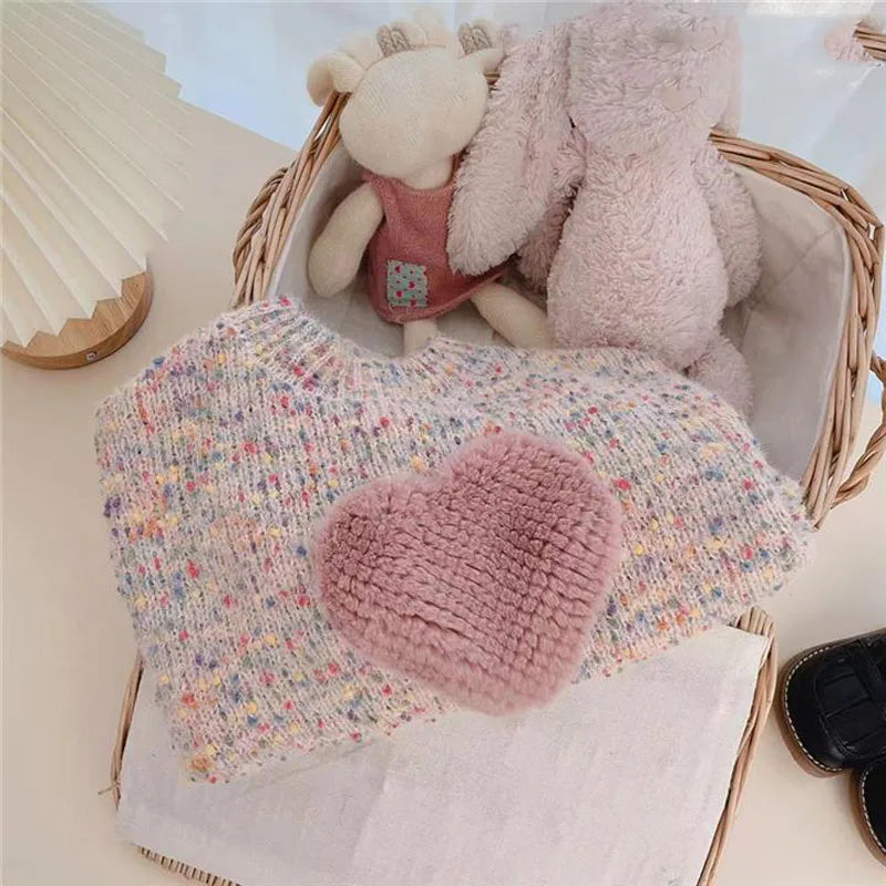 Fashionable Knitted Sweater For Girls - Free Shipping