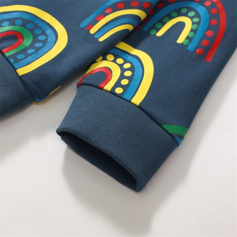 Rainbow-print Unisex sweatshirts 2-7 years