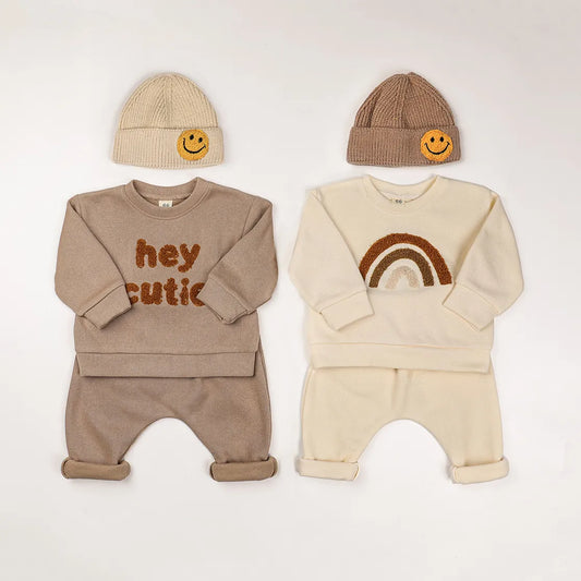 Baby Knitted tracksuit set. 2 pcs.