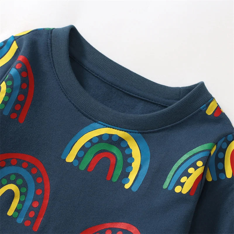 Rainbow-print Unisex sweatshirts 2-7 years