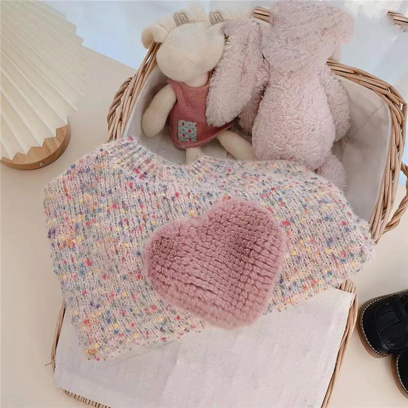 Fashionable Knitted Sweater For Girls - Free Shipping