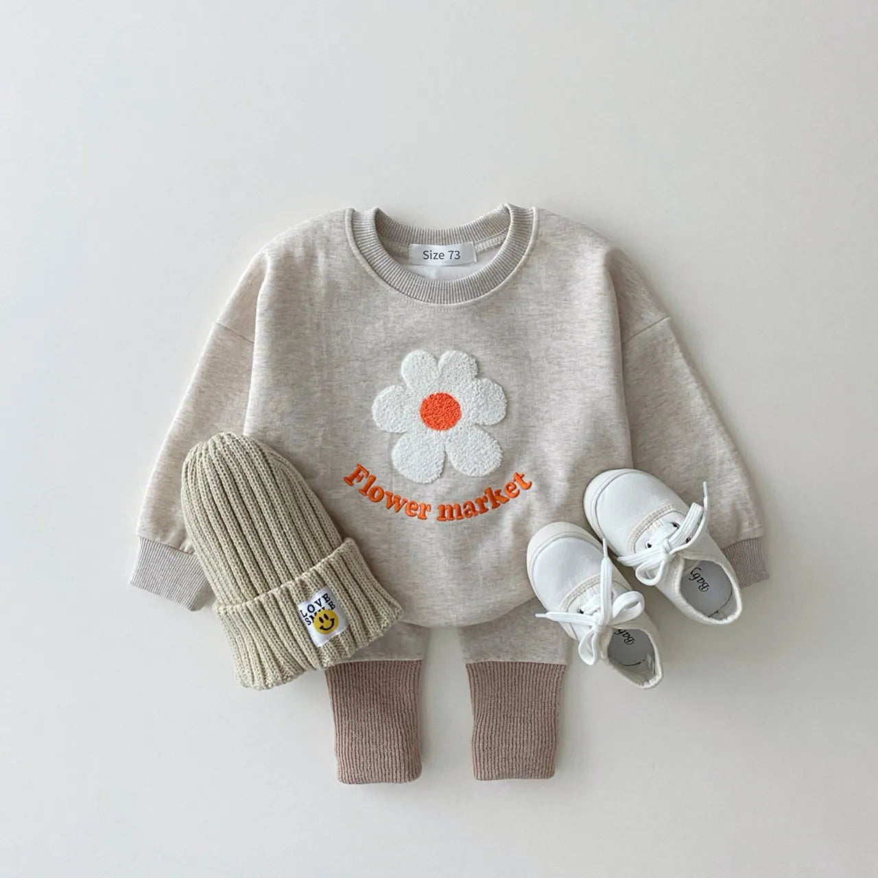 Korea Girls Organic Cotton Tracksuit.