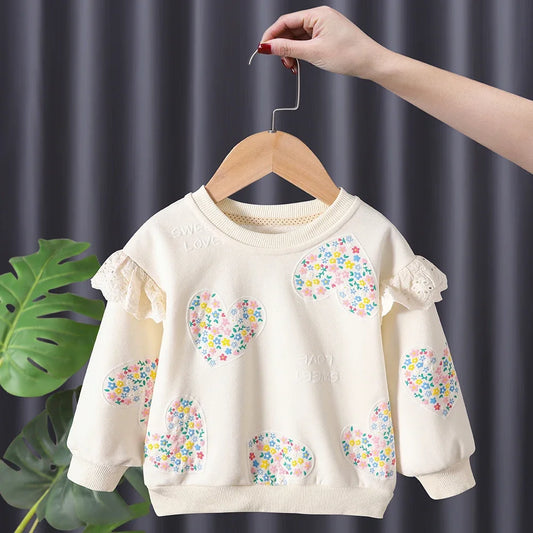 Toddler Girl Cotton Sweatshirt