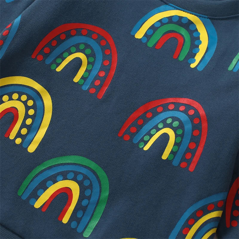 Rainbow-print Unisex sweatshirts 2-7 years