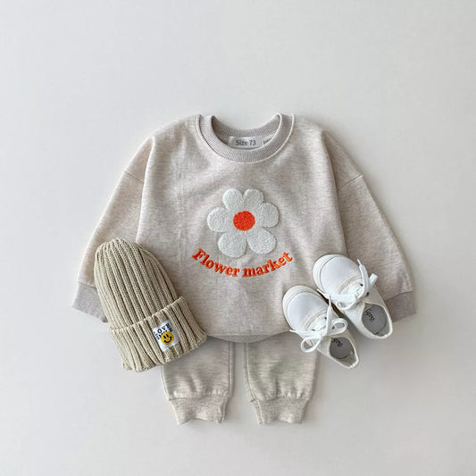 Korea Girls Organic Cotton Tracksuit.