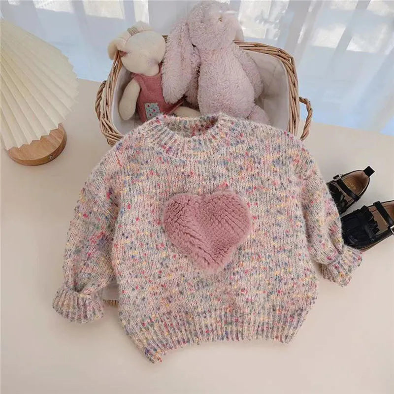 Fashionable Knitted Sweater For Girls - Free Shipping