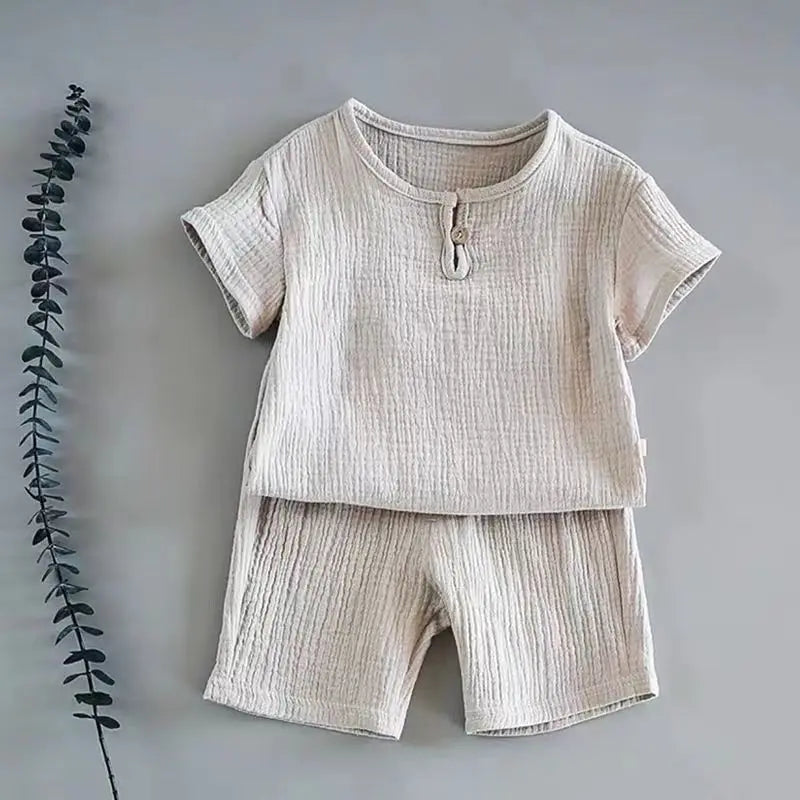 Cotton Linen Breathable Kids Sets! Spring- Summer 2024