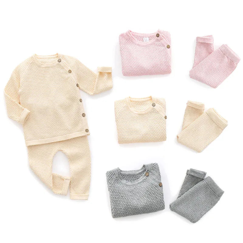 Adorable Baby Clothes Set, 100% Cotton feel ideal for spring season.