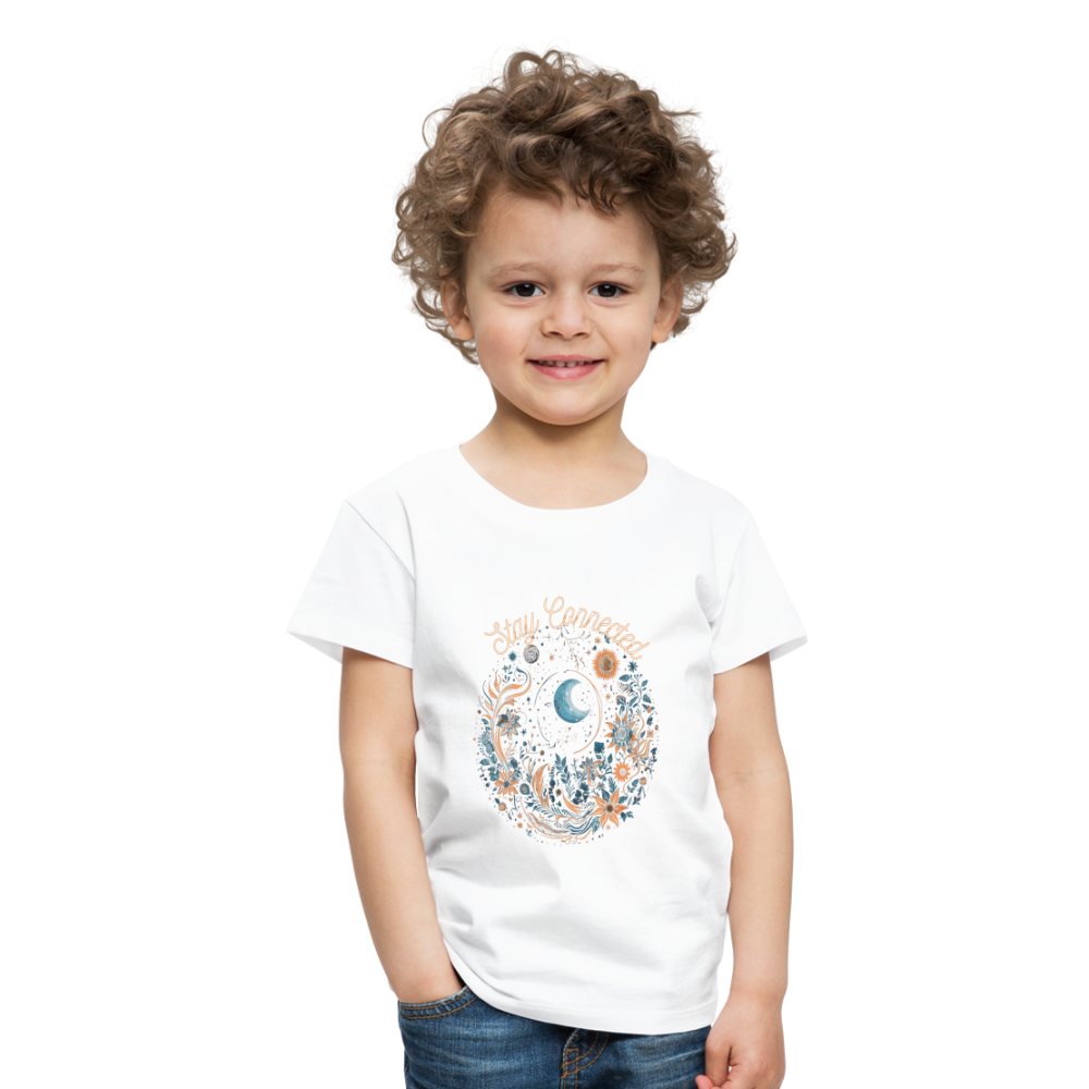 Kids' Premium T-Shirt "Stay Connected" - white