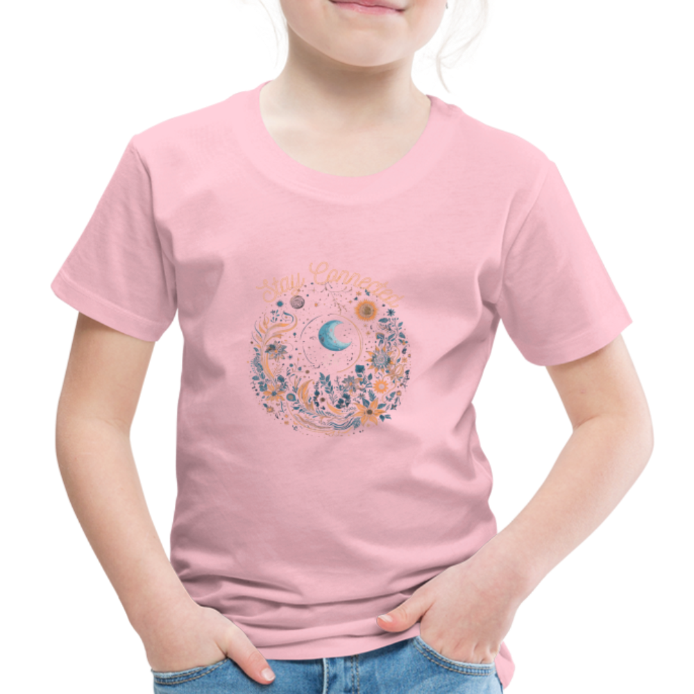 Kids' Premium T-Shirt "Stay Connected" - rose shadow